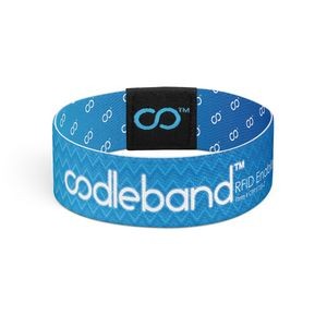 1" Wide Oodleband™ Wristband w/Patch & RFID or NFC Chip
