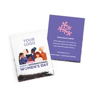 International Women's Day Wildflower Seed Packet