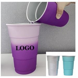 16 oz Color Changing Aluminum Party Cups