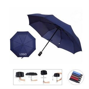 Compact Folding Umbrella - Durable And Windproof