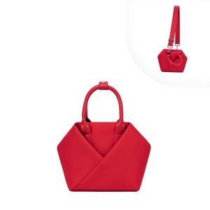 Lux & Nyx - Small Origami Tote (Cardinal Red)