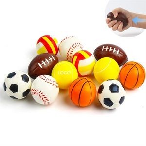 Mini Sport Stress Balls Bulk Pack