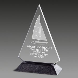 Pop-Triangle™ Pop-In Acrylic Award (4 7/8"x7½")
