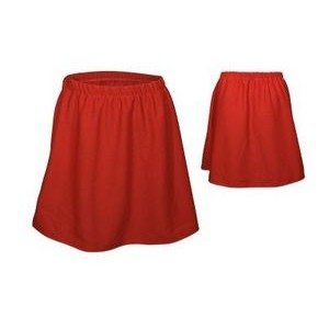 Women's 14 Oz. Double Knit A Line Cheerleading Skirt w/Bottom Trim