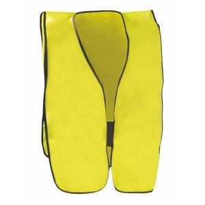 High Visibility Non ANSI Solid Vest - Not ANSI compliant for traffic safety
