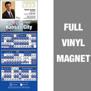 Kansas City Pro Baseball Schedule Vinyl Magnet (3 1/2"x8 1/2")