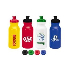 Custom BPA Free Bike Bottle w/ Choice of Cap Color