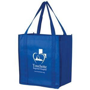 Recession Buster Non-Woven Grocery Tote Bag w/ Insert (12"x8"x13")