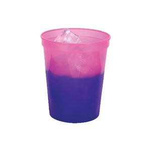 16 Oz. Color Changing Smooth Squat Stadium Cup
