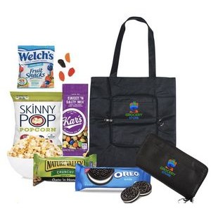 Grocery Tote with Snacks