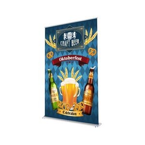 60" Ultimate Retractable Banner (Graphic & Hardware Package) - Printed in the USA