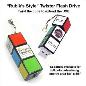 Rubiks Style Twister Flash Drive - 64 GB