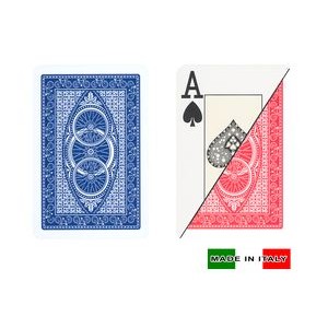 DA VINCI Plastic playing cards - Ruote - Bridge Size, Large Index