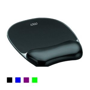 Silicone Gel Mouse Pad With Wrist Rest