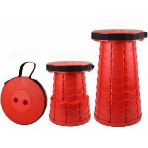 Portable Stool, Folding Retractable Seat, Collapsible Lightweight Telescoping Stool,for Fishing Camp