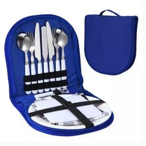 2 Person Suit Stainless Steel Camping Tools Kit