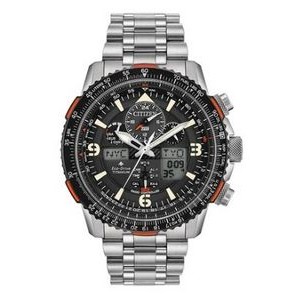 Citizen® Men's Promaster Skyhawk A-T Eco-Drive® Titanium Watch w/Black Dial