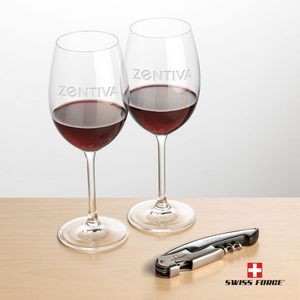 Swiss Force® Opener & 2 Coleford Wine - Silver