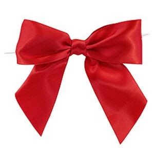 Red Twist Tie Bows