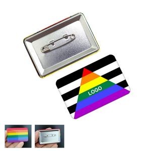 Rainbow Rectangle Button (direct import)