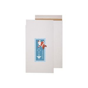 White Kraft Eco Mailer Envelope with Full Color Digital Print - (7 1/4 x 12)