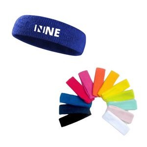 Sports Basketball Headbands Sweatbands with Direct Embroidery