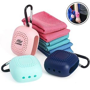 Silicone Case Cooling Towel