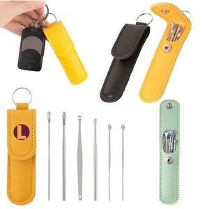6 Pcs Personal Earwax Removal Kit Travel Manicure Set