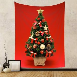 39.4"x 59.1" Christmas Tree Tapestry Christmas Decoration-#1