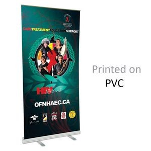 Retractable Banner & Stand w/12 Mil PVC (47"w x 82"h)