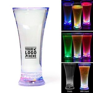 13 oz Liquid Activated Multicolor LED Pilsner Fun Light Up Beer Glass