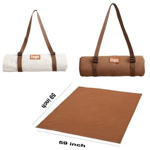 Portable Picnic Blanket With Carry Strap