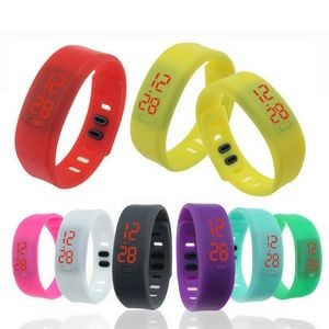 Silicone Sports LED Watch