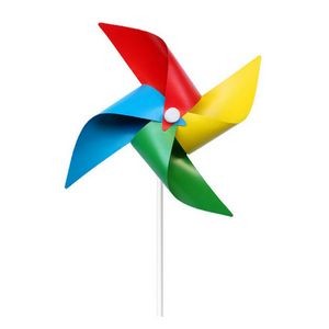 4 Leaves Plastic Promo Pinwheel With Stick