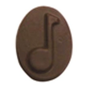 Chocolate Musical Note Oval