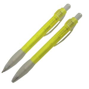 Custom Ballpoint Pen - Translucent Yellow