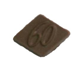 Chocolate 60th Anniversary Parallelogram
