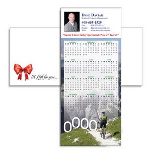Magnetic Calendar with Envelope - Mountain Bike