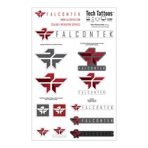 Tech Tattoos Decal / Custom Shapes Blue Recycle Sticker First Mesa