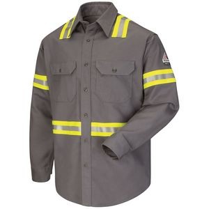 Bulwark® Men's EXCEL FR® ComforTouch® Enhanced Visibility Long Sleeve Shirt