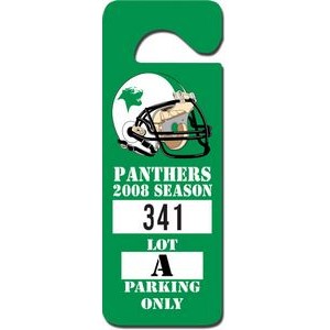 FULL Color Plastic Security Hang Tag (3 1/4"x9")