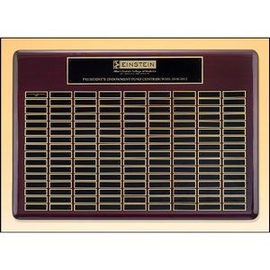 Rosewood Perpetual 96 Plate Plaque (22" x 30")