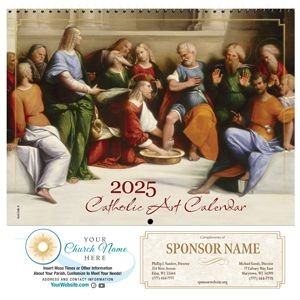 Traditional Catholic Art Calendar (English)