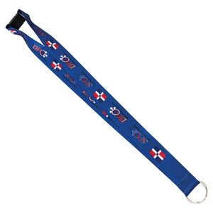 Sublimated 100% Polyester Lanyards with O-Ring (1"x36")