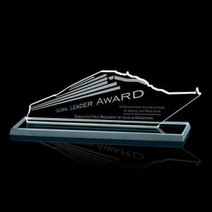 Cruise Ship Award - Starfire 11" Wide