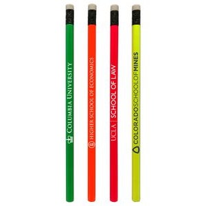 Quality Neon Colored Pencil withWhite Eraser