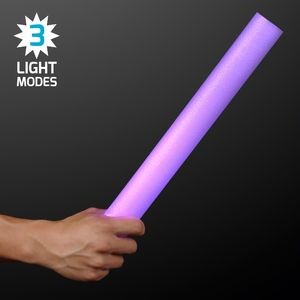 16" Purple LED Foam Cheer Stick - BLANK