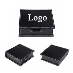 Leather Look Design Sticky Note Holder
