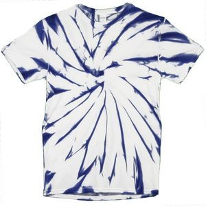 Navy Blue/White Vortex Graffiti Short Sleeve T-Shirt
