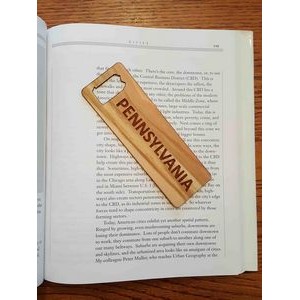 1.5" x 6" - Pennsylvania Hardwood Bookmarks
